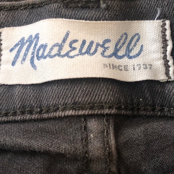 Madewell Skinny Skinny Zipper Black Jean Mid Rise - Picture 3 of 5